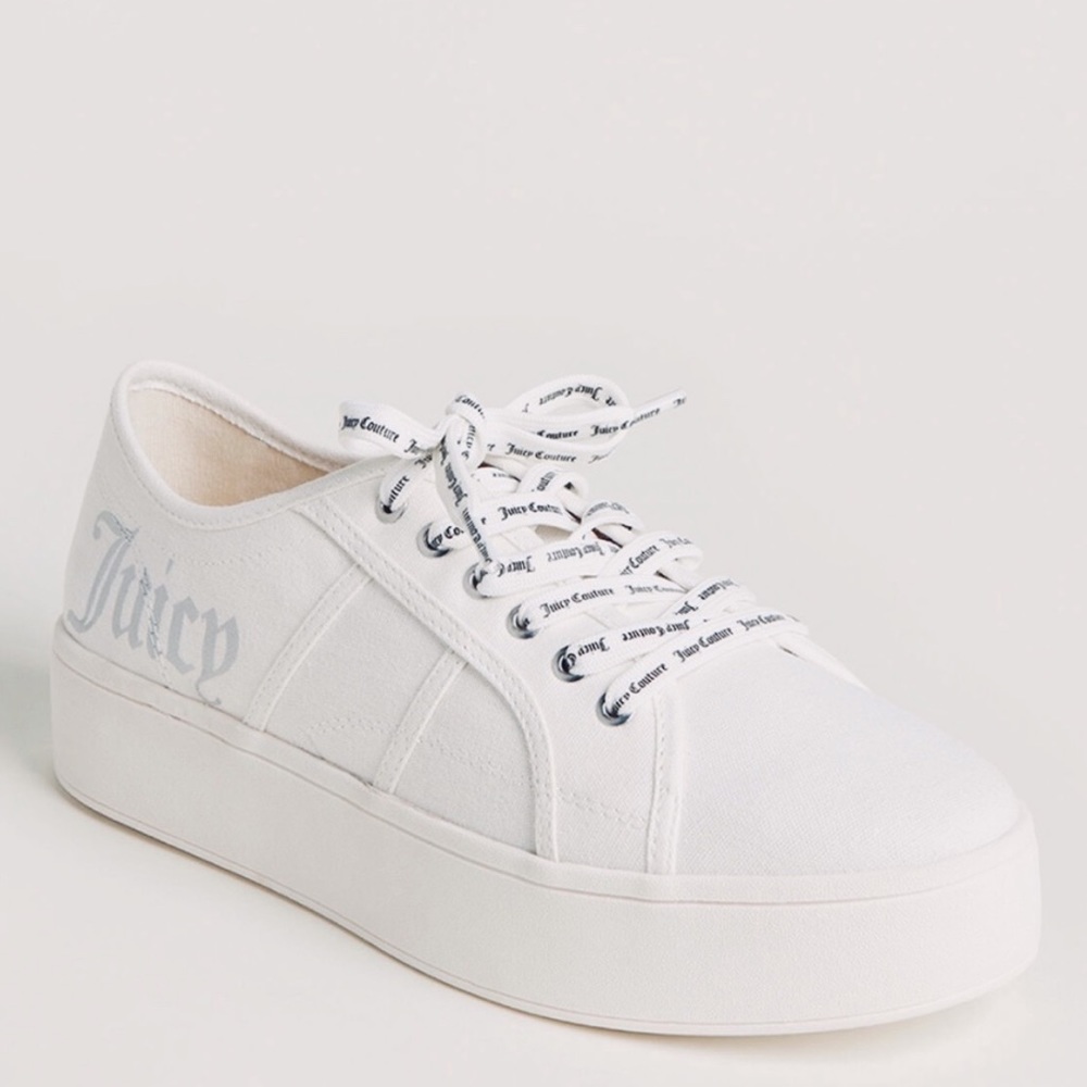 Juicy Couture Bouncy Women Lace Up Fashion Sneaker Casual Shoes Platform Sneaker